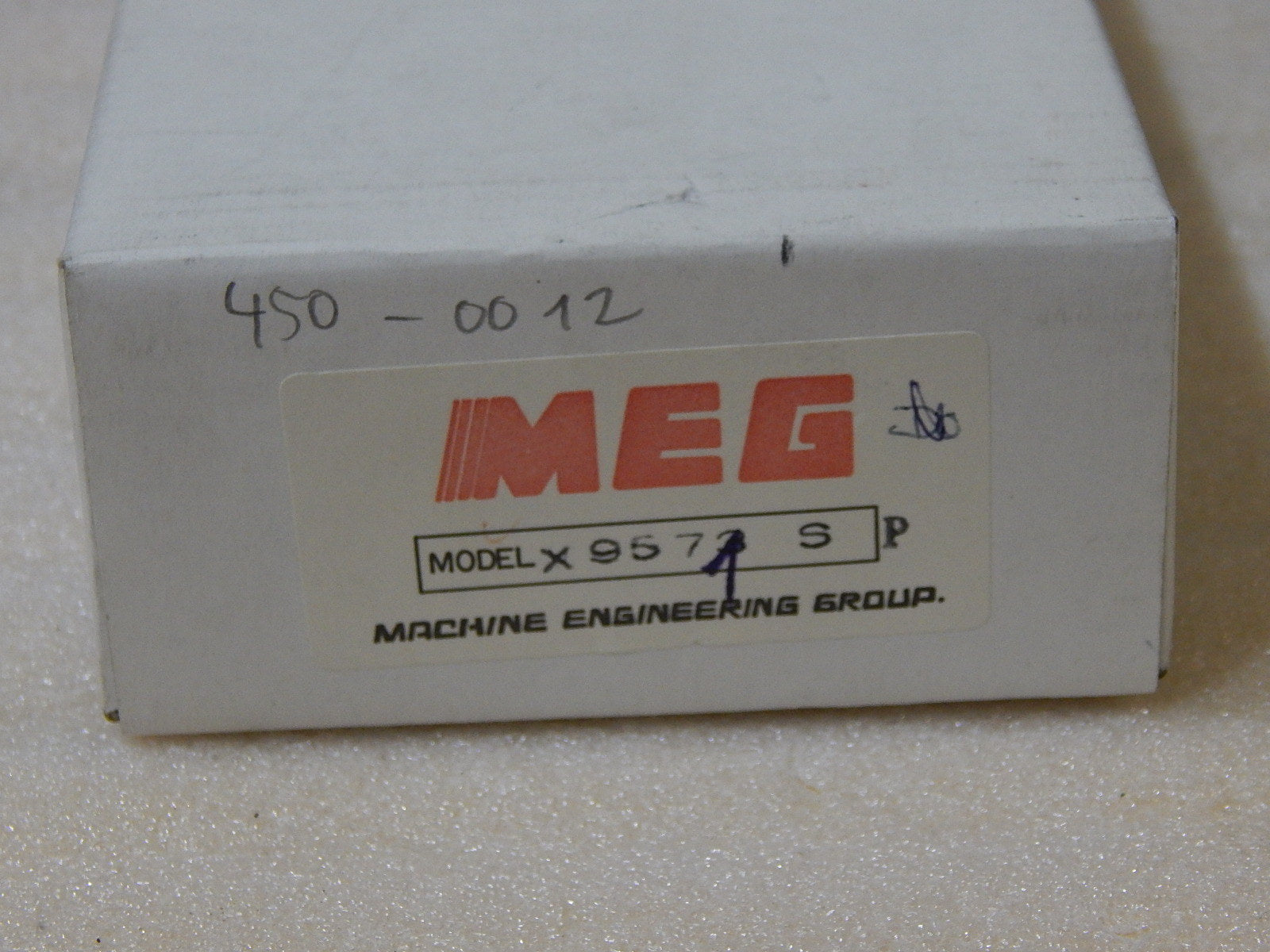 MEG  PEPAC  X9571s  Machine Engineering New