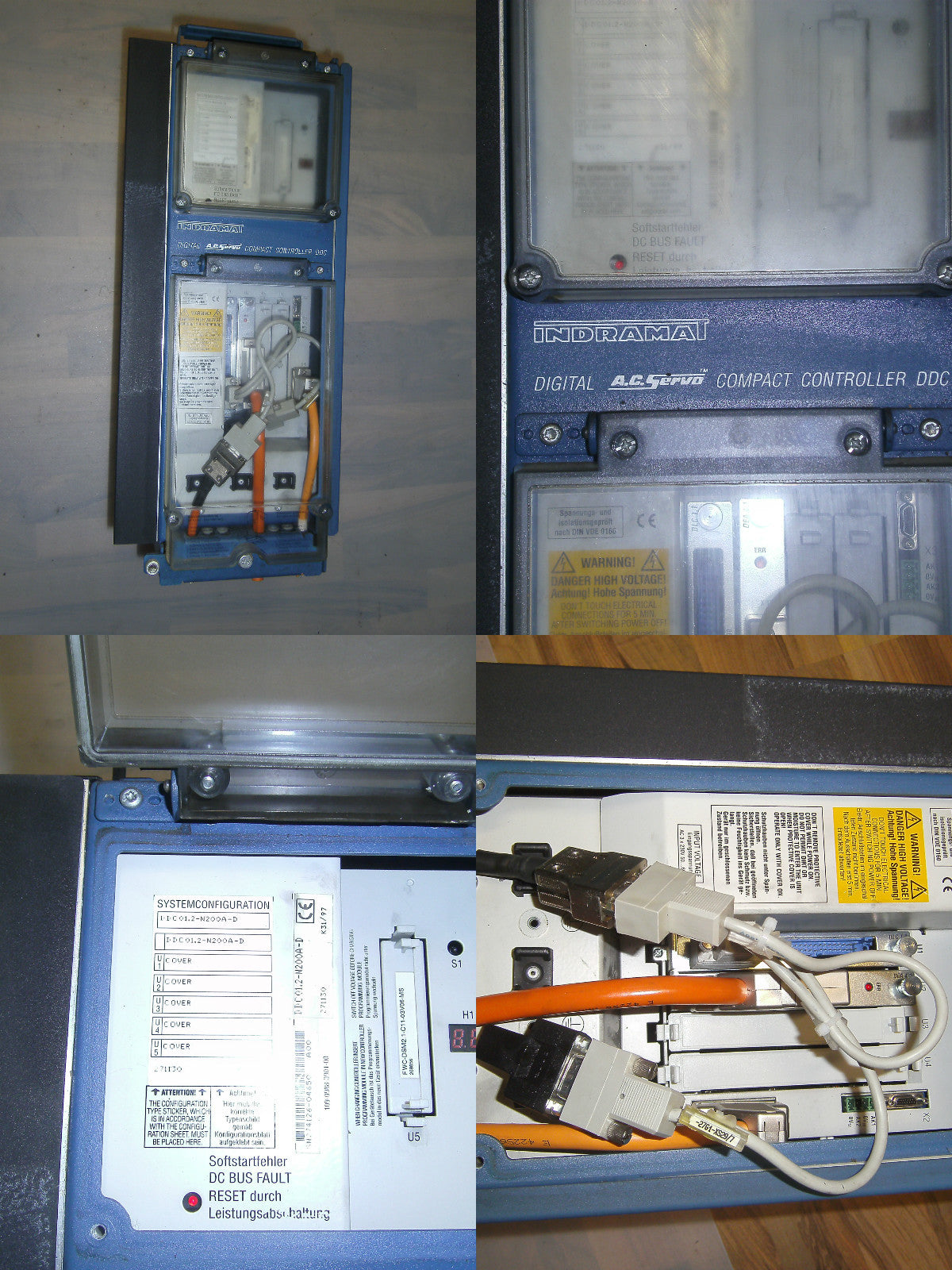 Indramat Digital A.C Servo Compact Controller DDC01.2-N200A-D
