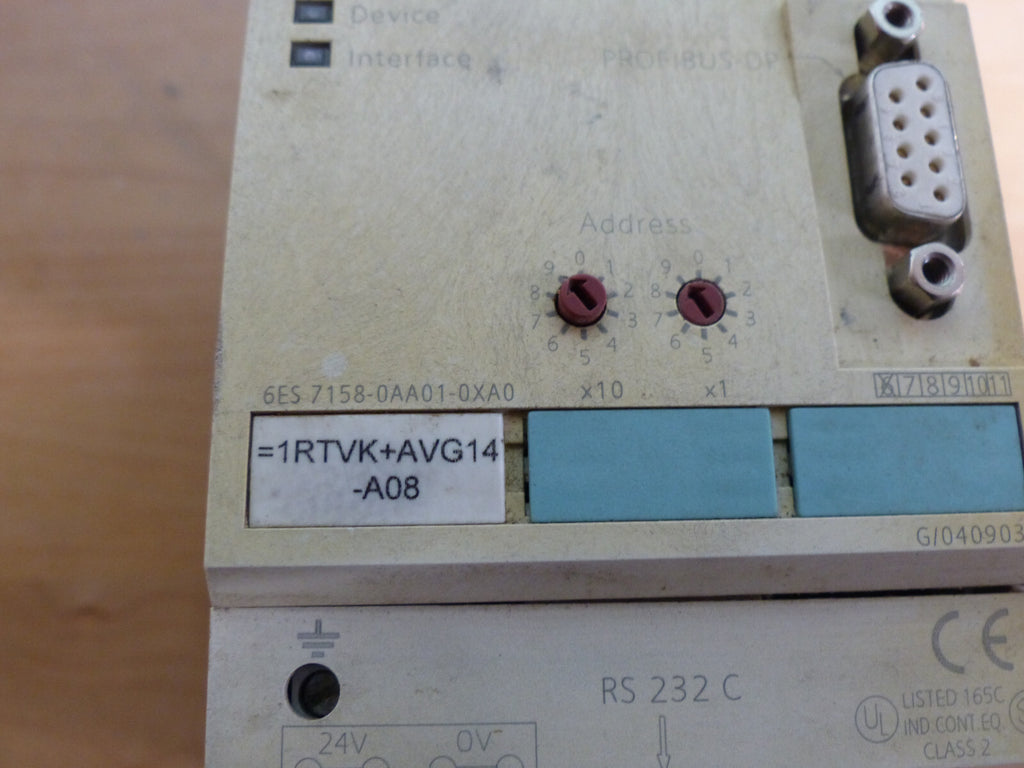 Siemens 6ES7 158-0AA01-0XA0 used s.Bilder