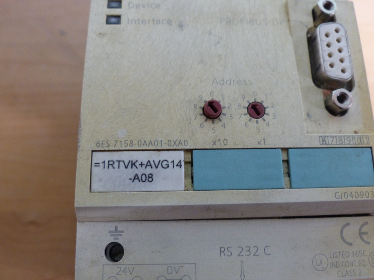 Siemens 6ES7 158-0AA01-0XA0 used s.Bilder