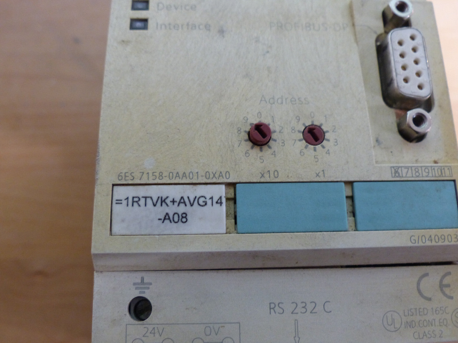 Siemens 6ES7 158-0AA01-0XA0 used s.Bilder