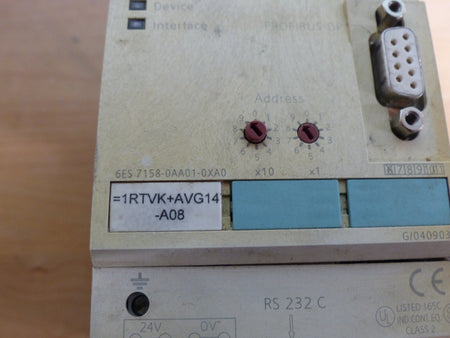 Siemens 6ES7 158-0AA01-0XA0 used s.Bilder