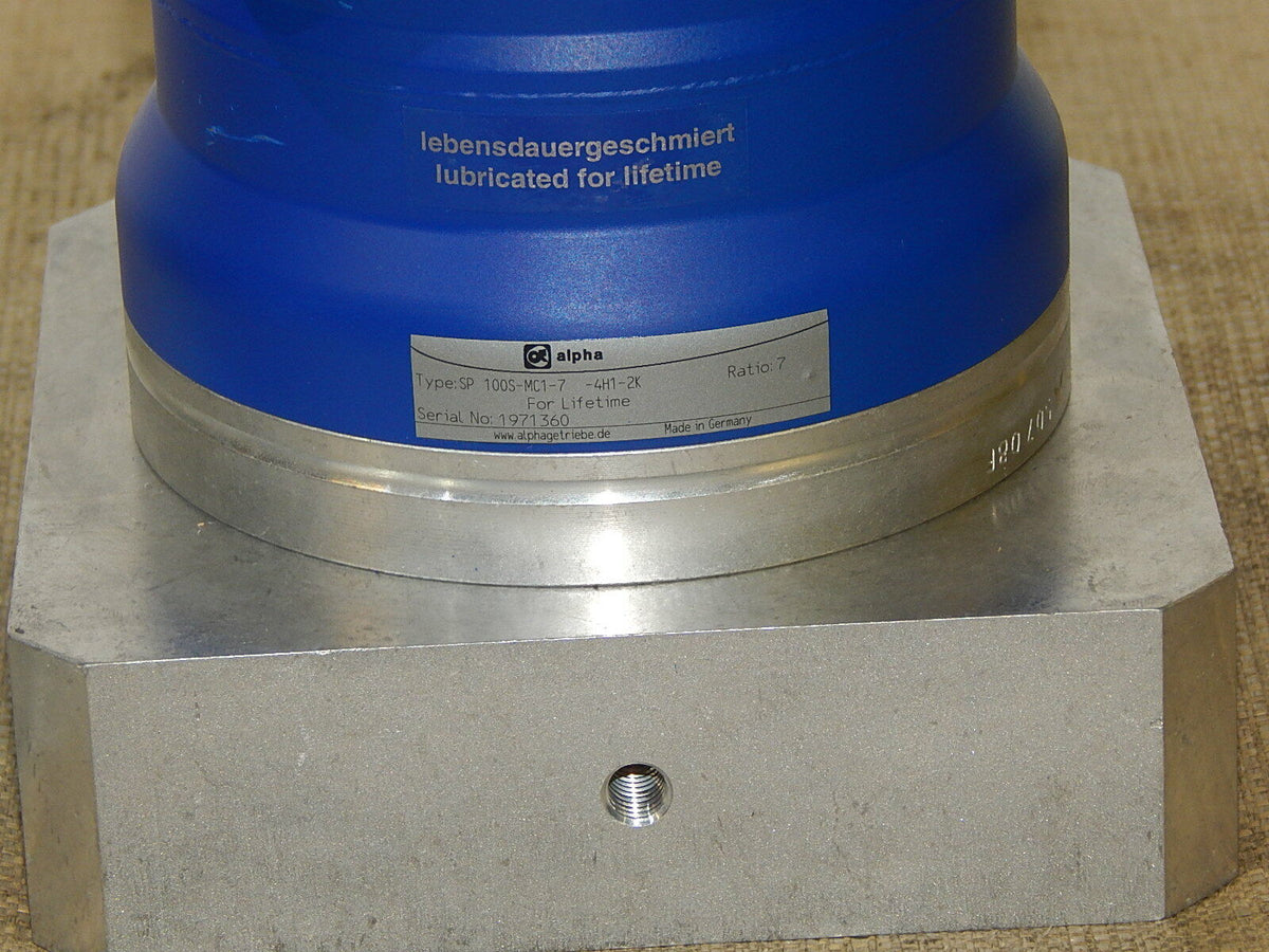  alpha Getriebe SP 100S-MC1-7  -4H1-2k  Ratio: 7  New