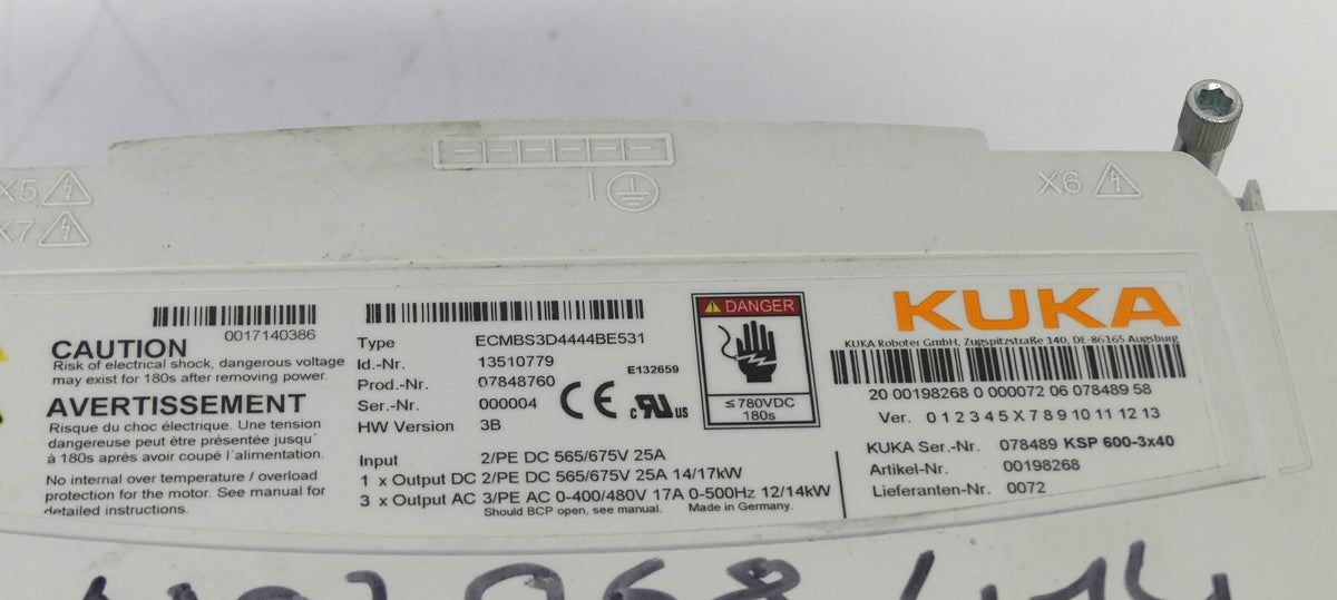 KUKA Servo Pack ECMBS3D4444BE531