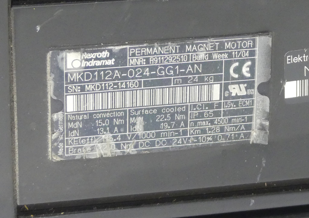 Rexroth/Indramat MKD112A-024-GG1-AN