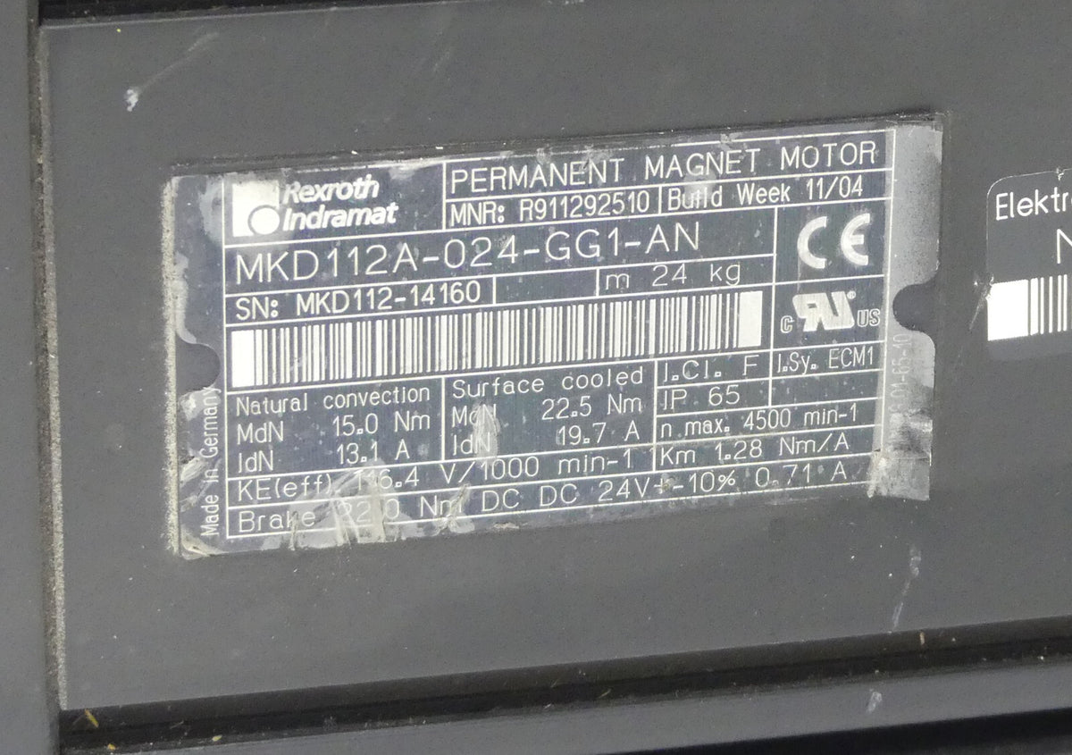 Rexroth/Indramat MKD112A-024-GG1-AN