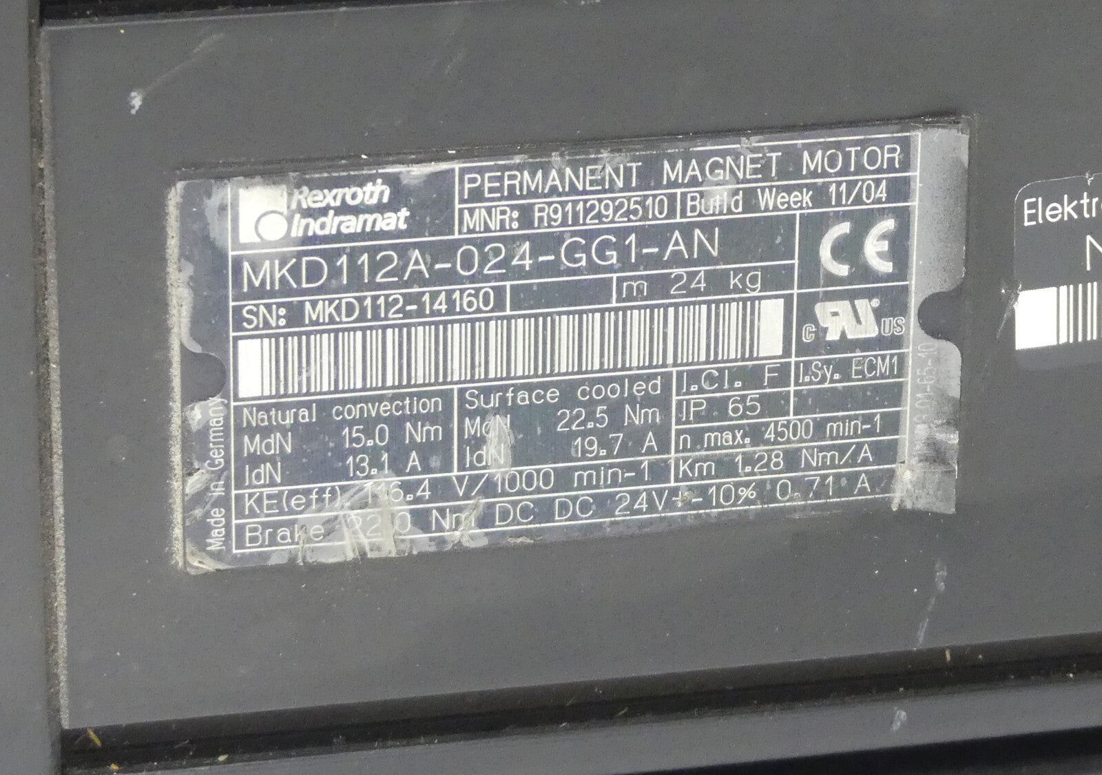 Rexroth/Indramat MKD112A-024-GG1-AN