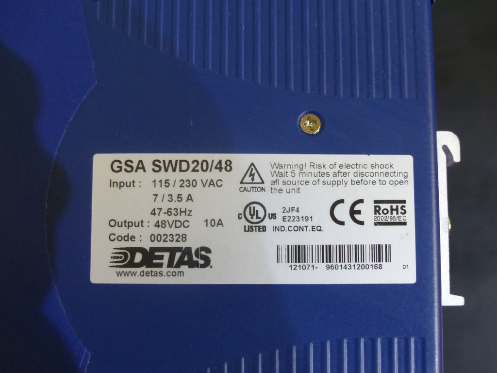 DETAS GSA SWD20/48 Stromversorgung