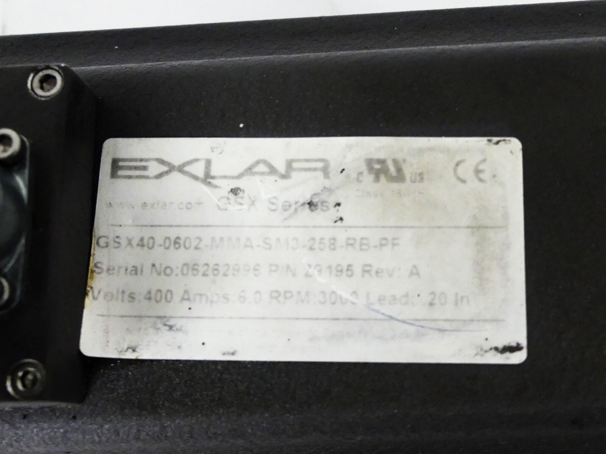 Exlar GSX40-0602-MMA-SM3-258-RB-PF