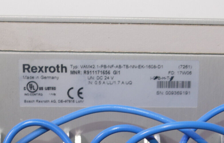 REXROTH  VAM42.1-PB-NF-AB-TB-NN-EK-1608-D1, R911171656