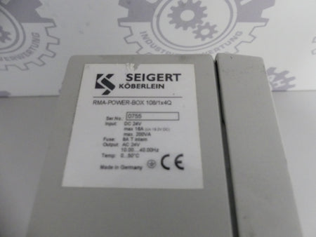 Seigert Köberlein RMA-Power-Box 108/1x4Q