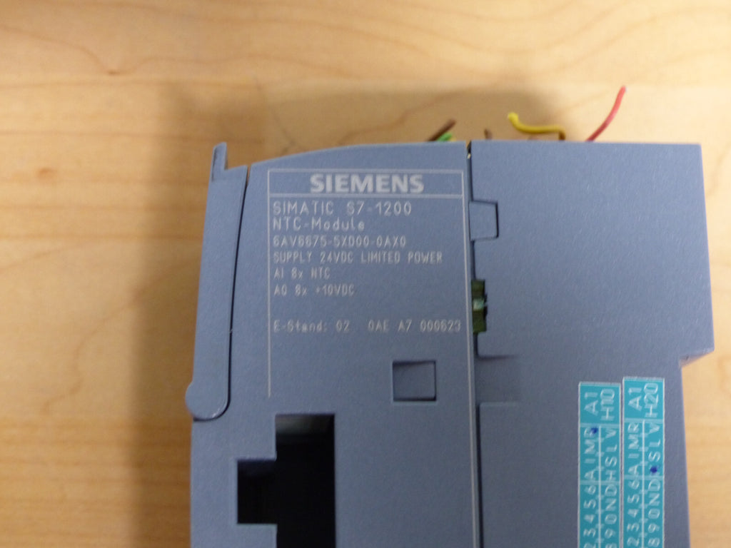 siemens s7-1200 ntc-module 6av6675-5xd00-0ax0 used