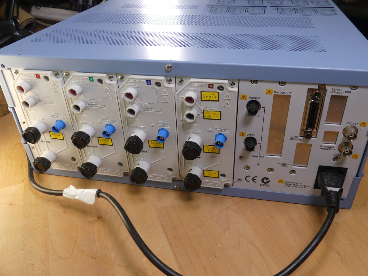 Yokogawa WT3000 Power Analyzer Motor Version 760304-40-MV-F-/EC/C5/DT s.Bilder