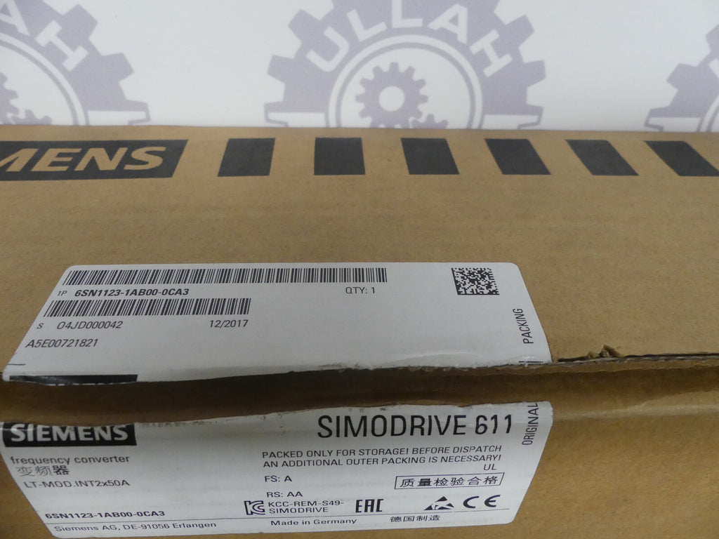 SIEMENS 6SN1123-1AB00-0CA3