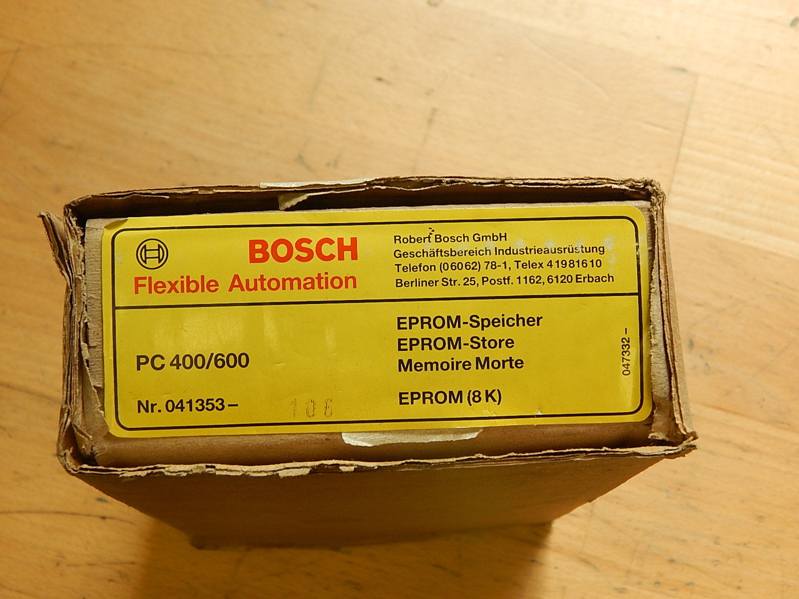 Bosch Eprom-Speicher (8K) PC 400/600     041353 Unbenutzt