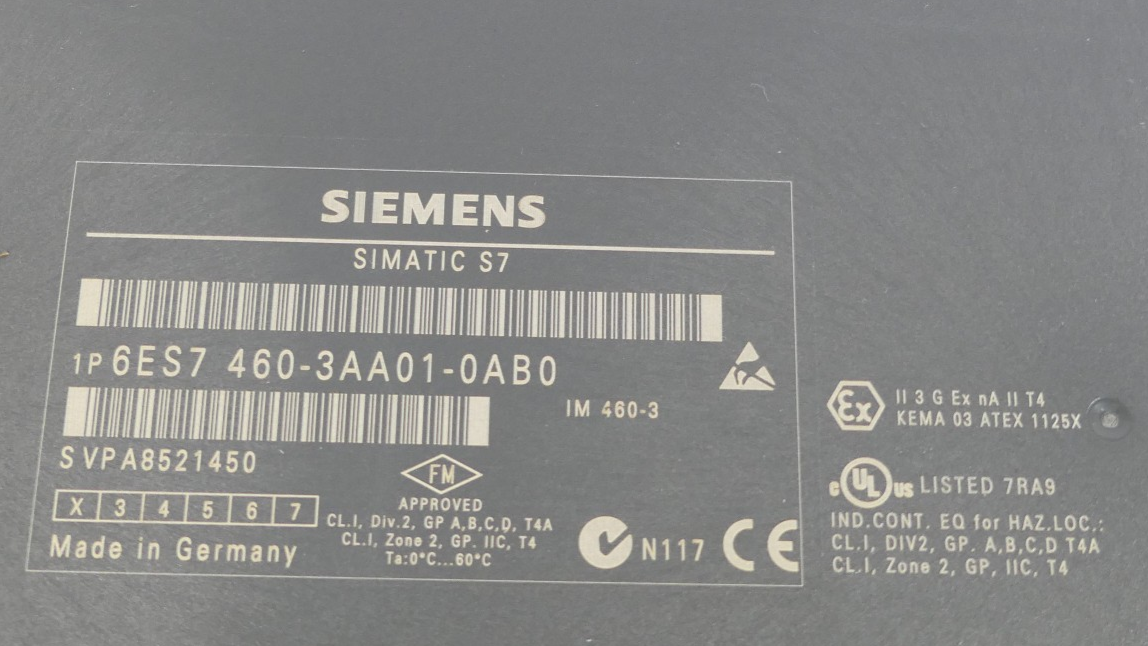 SIEMENS 6ES7 460-3AA01-0AB0