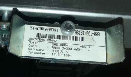 INDRAMAT RAC 4.3-300-460-D00-W1  277165  RAC 4.3-300-460-D0I-W1  s.Bilder