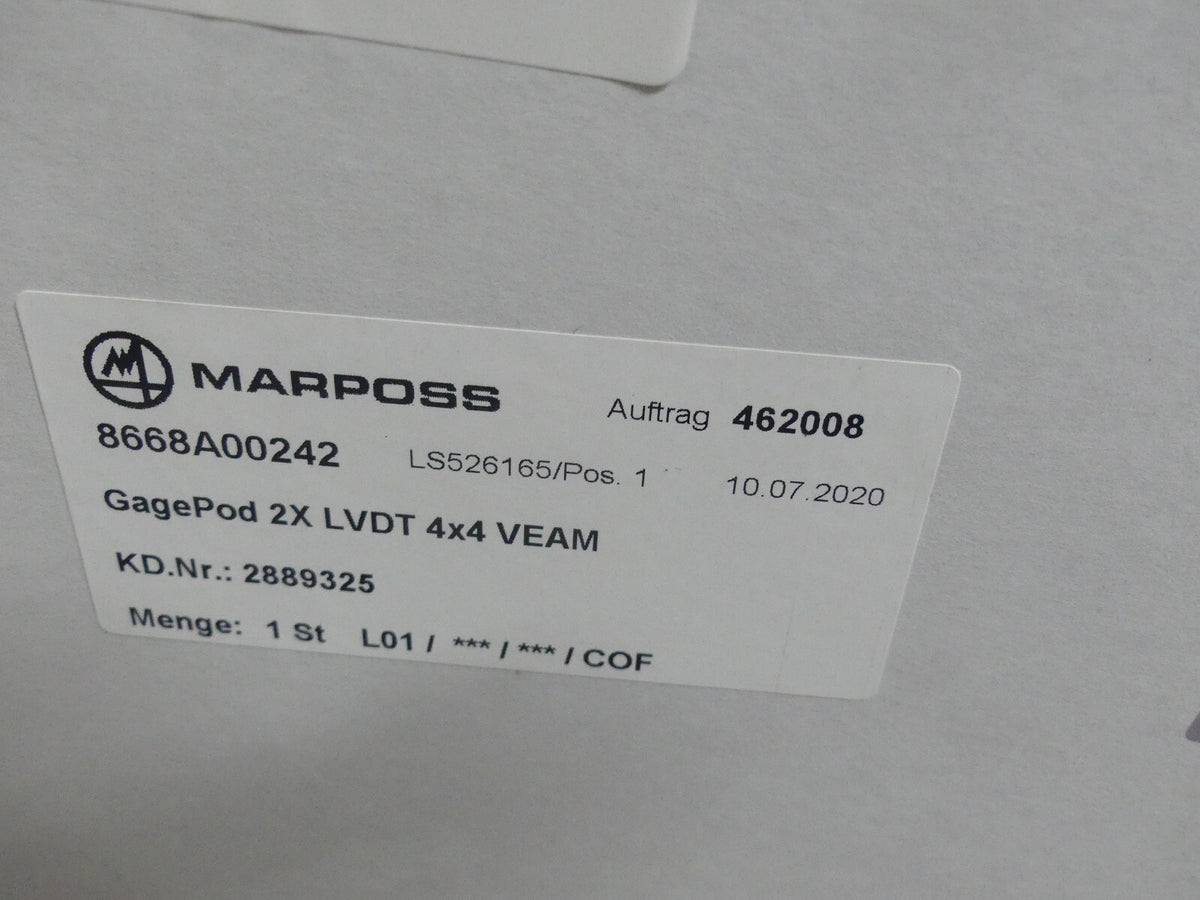 Marposs Gagepod  2XLVDT 4x4 VEAM  8668A00242