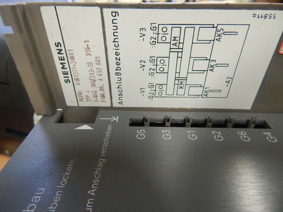 Siemens  Sitor   6QG 1311-3AK61