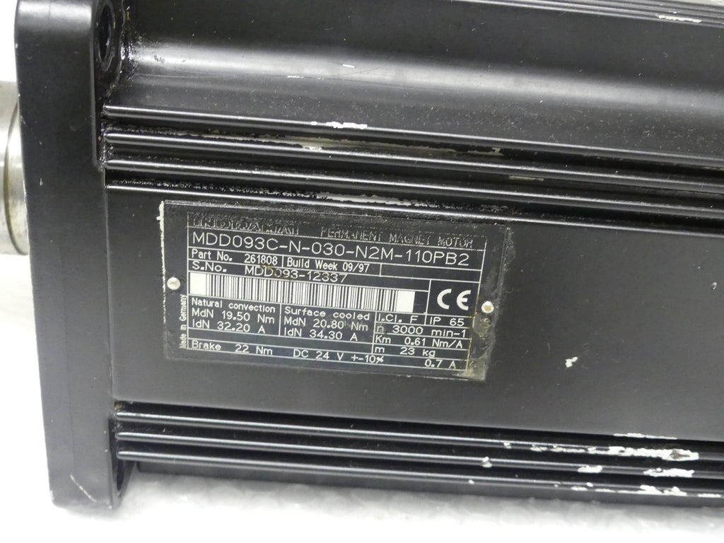 REXROTH INDRAMAT MDD093C-N-030-N2M-110PB2