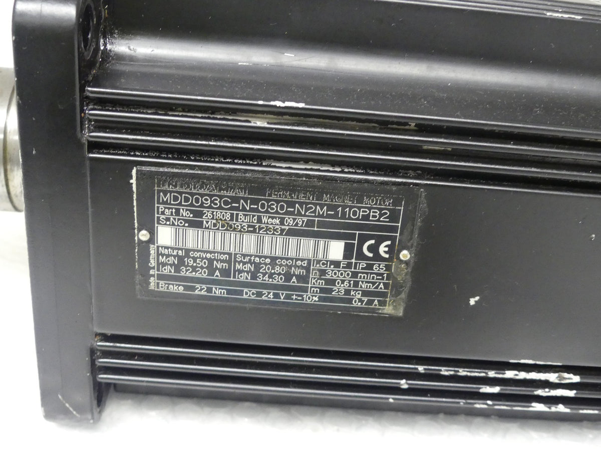 REXROTH INDRAMAT MDD093C-N-030-N2M-110PB2