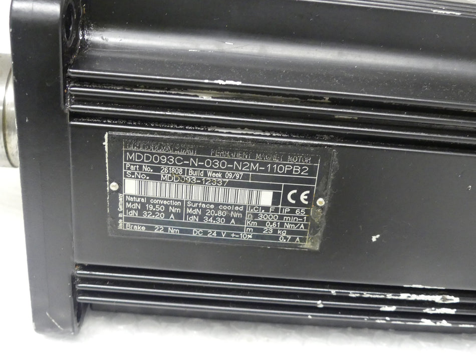 REXROTH INDRAMAT MDD093C-N-030-N2M-110PB2