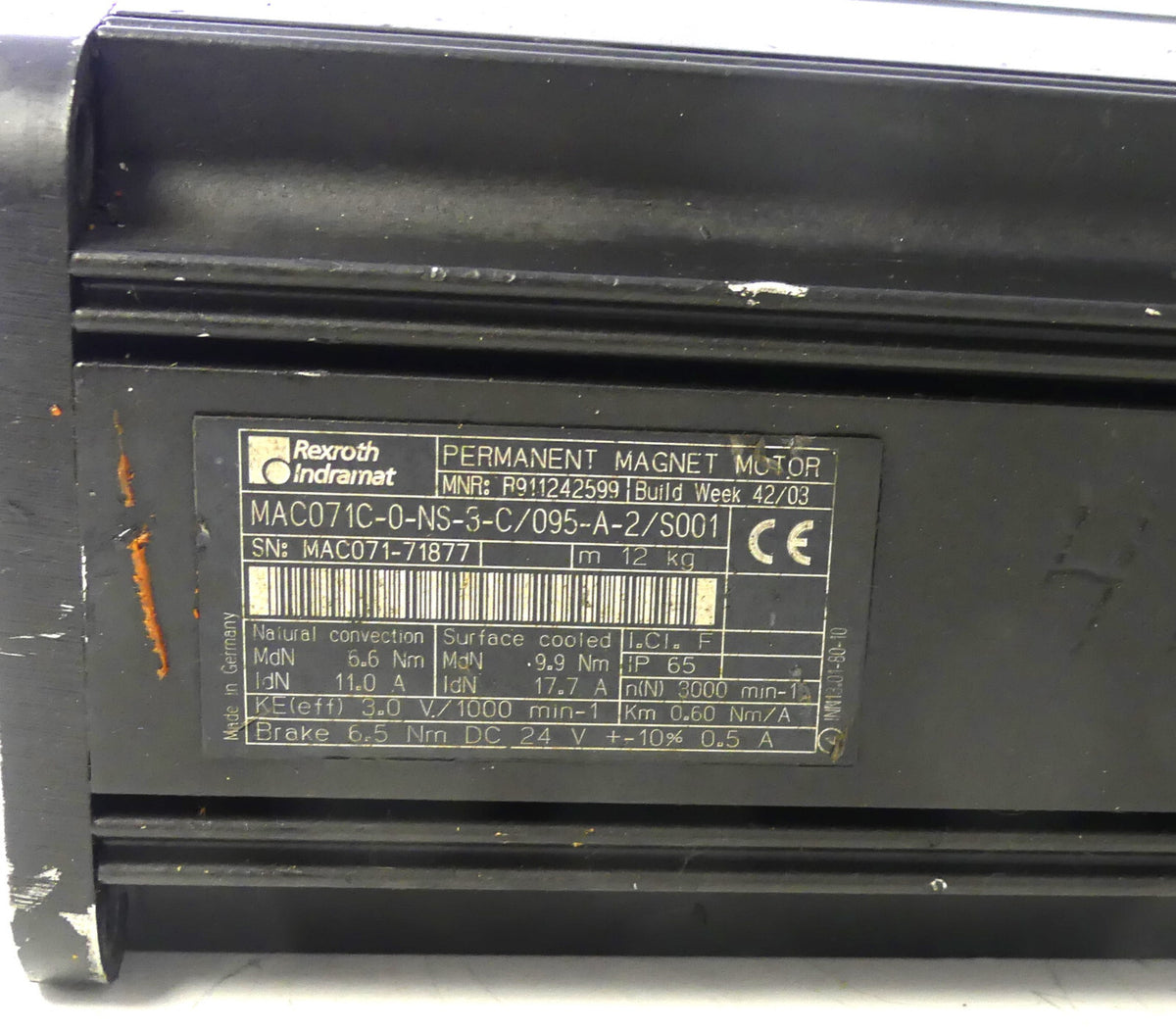 Indramat MAC071C-0-NS-3-C/095-A-2/S001
