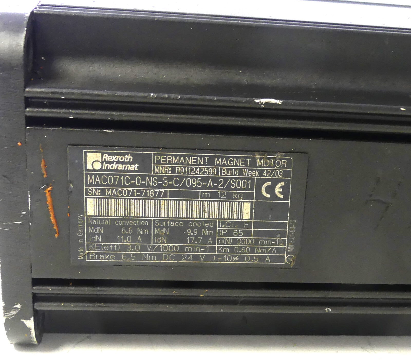 Indramat MAC071C-0-NS-3-C/095-A-2/S001