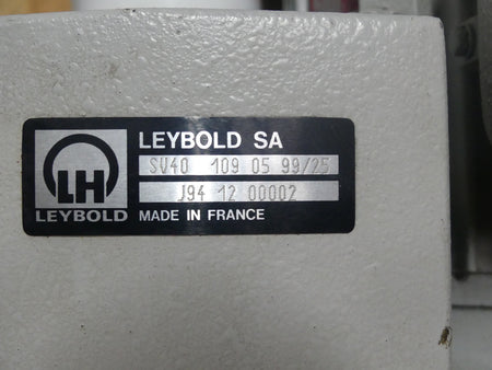 Leybold sv40 109 05 99/25 vakuumpumpe s.Bilder