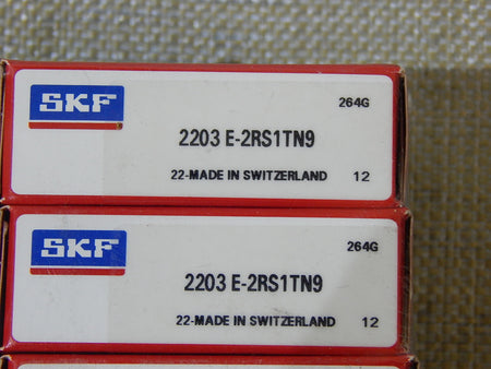 10x SKF KUGELLAGER, 2203E-2RS1TN9 OVP