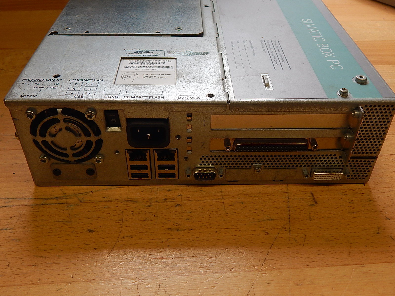 Siemens Simatic Box PC 627B (AC)  6BK1000-6EN00-0AB0 //  Used