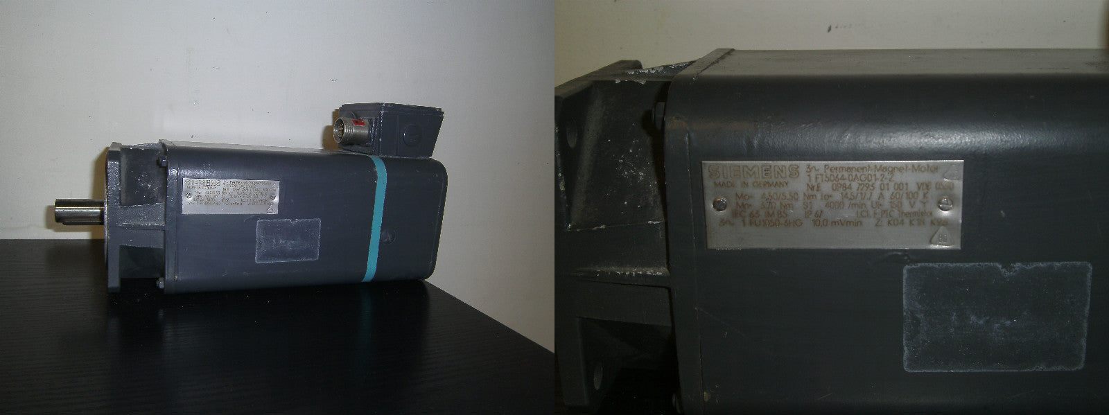Siemens Permanent Magnet Motor 1FT5064-0AG01-2-Z