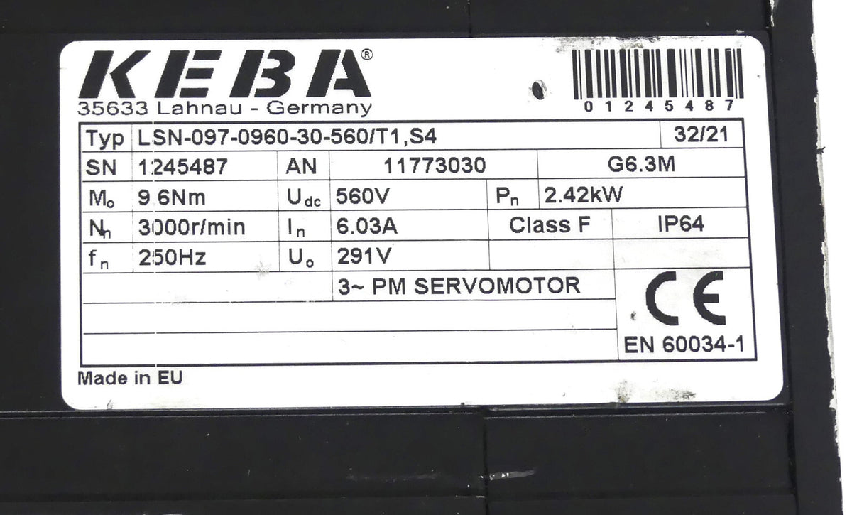 KEBA LSN-097-0960-30-560/T1,S4