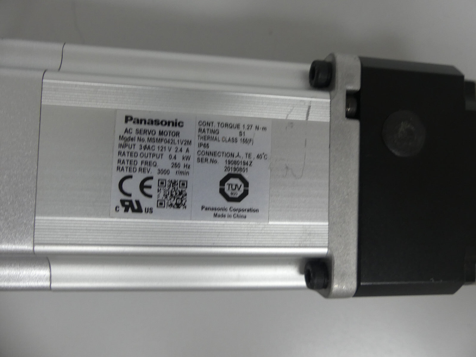 Panasonic AC Servo Motor MSMF042L1V2M + Getriebe PX60-L1-10-P2