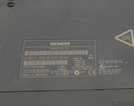 SIEMENS S7 6ES7 405-0KA02-0AA0  6ES7405-0KA02-0AA0