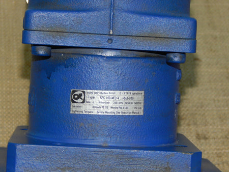 alpha Getriebe  Typ: SPK 100-MF2-4  041-000 s.Bilder