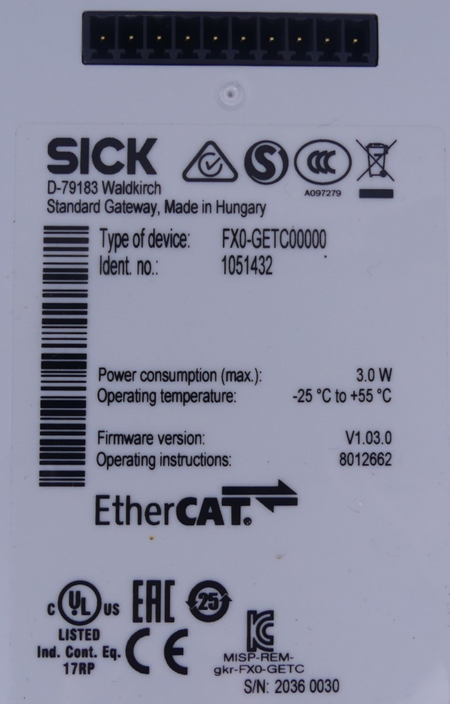 SICK FX0-GETC00000 Sicherheitssteuerung