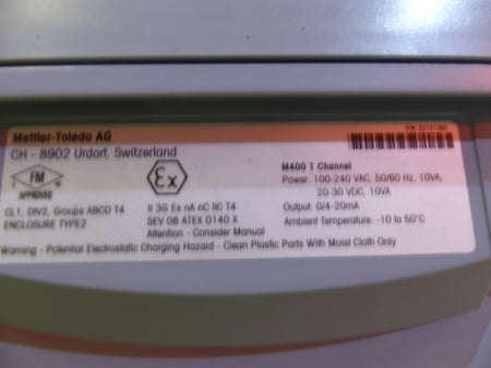 Mettler Toledo M400 s.Bilder