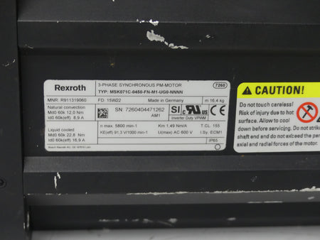 REXROTH  MSK071C-0450-FN-M1-UG0-NNNN