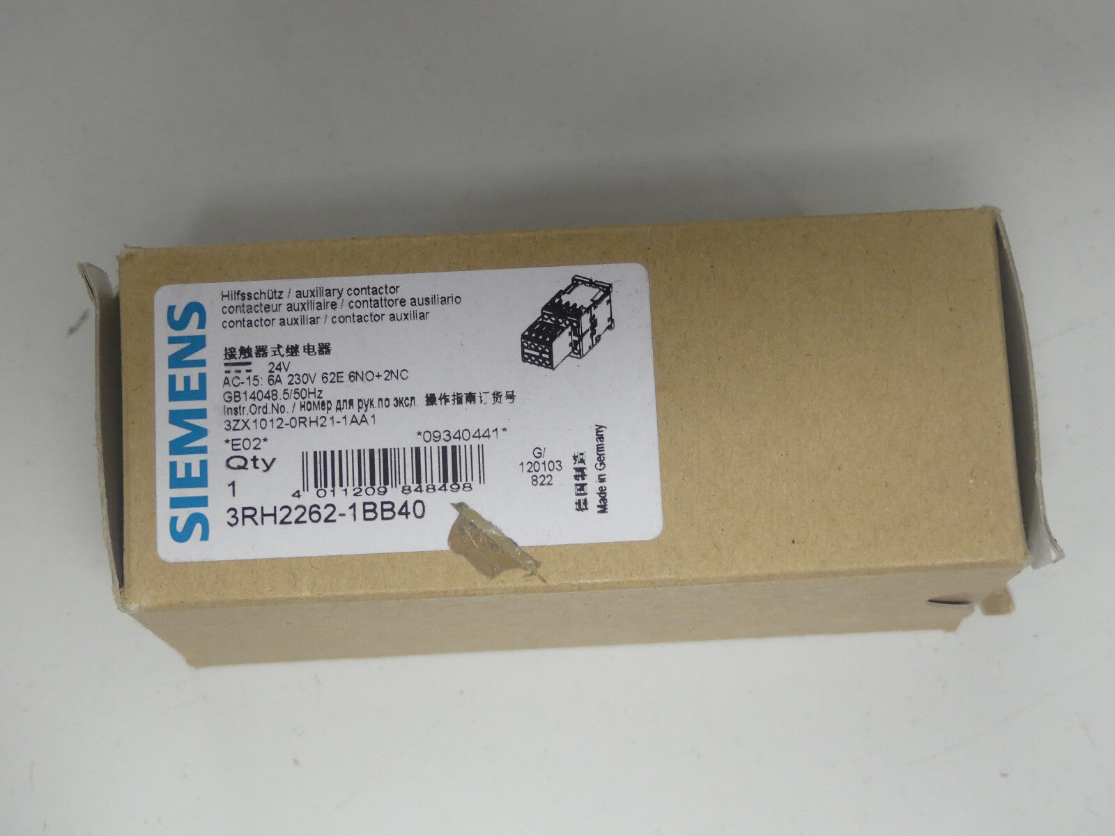 Siemens 3RH2262-1BB40 Relais Hilfsschütz