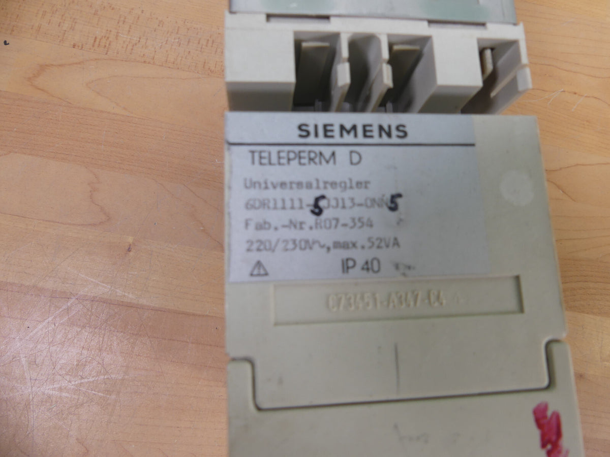Siemens Universalregler 6DR1111-5JJ13-0NN5 s.Bilder