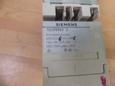 Siemens Universalregler 6DR1111-5JJ13-0NN5 s.Bilder