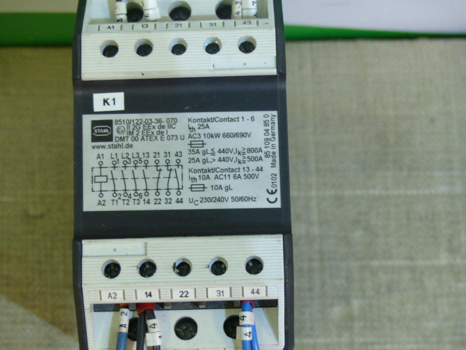 Stahl 8510/122-03-36-070 AC3 10KW s.Bilder
