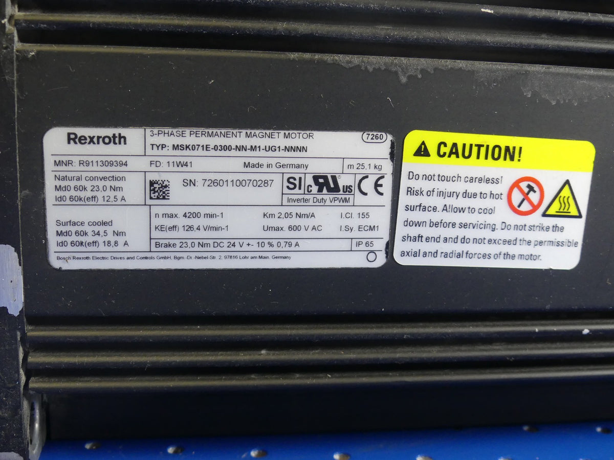 REXROTH MSK071E-0300-NN-M1-UG1-NNNN