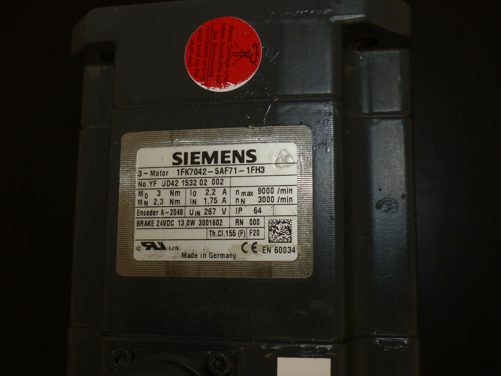 Siemens 1FK7042-5AF71-1FH3