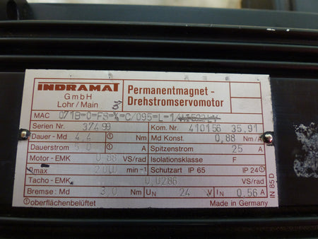 indermat mac 071b-0-fs-3-c/095-l-1 s.Bilder