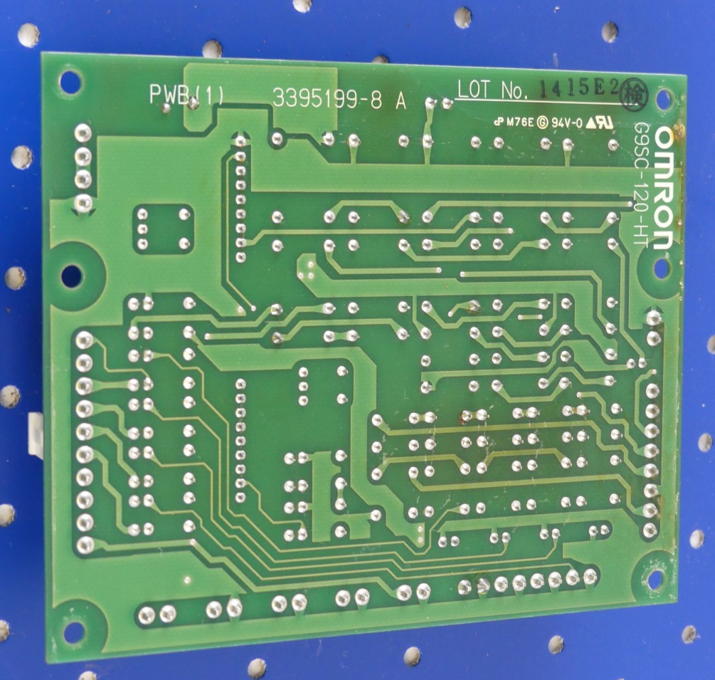 HIRATA SAFETY RELAY BOARD OMRON G9SC-120-HT