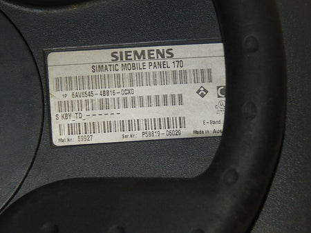  6AV6545-4BB16-0CX0  SIEMENS SIMATIC MOBILE PANEL 170 USED