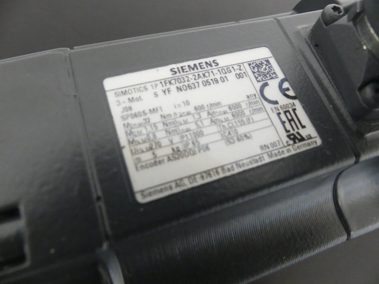 Siemens 1FK7032-2AK71-1QG1-Z