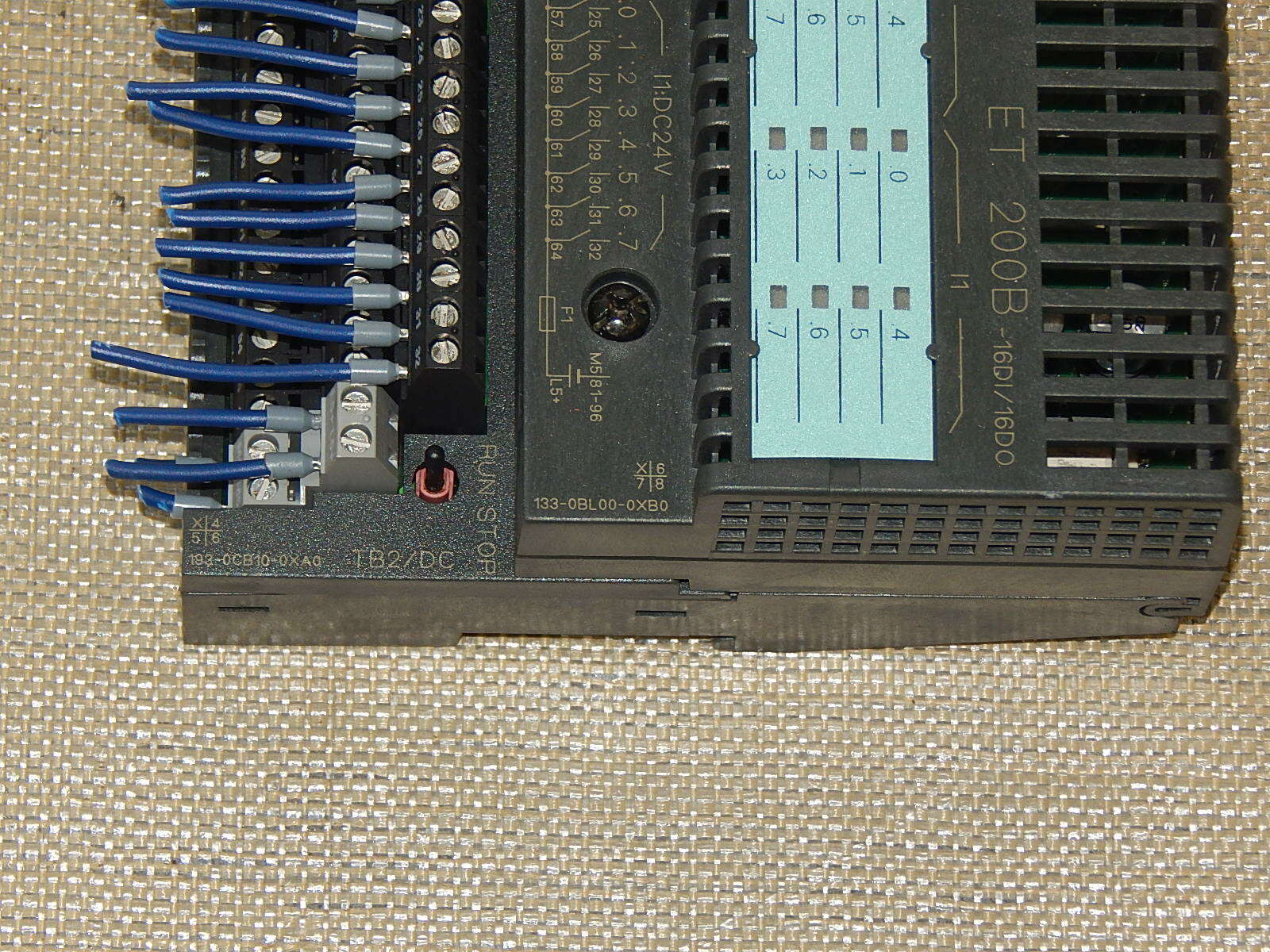  Siemens simatic S7 6ES7193-0CB10-0XA0 + 6ES7133-0BL00-0XB0 used